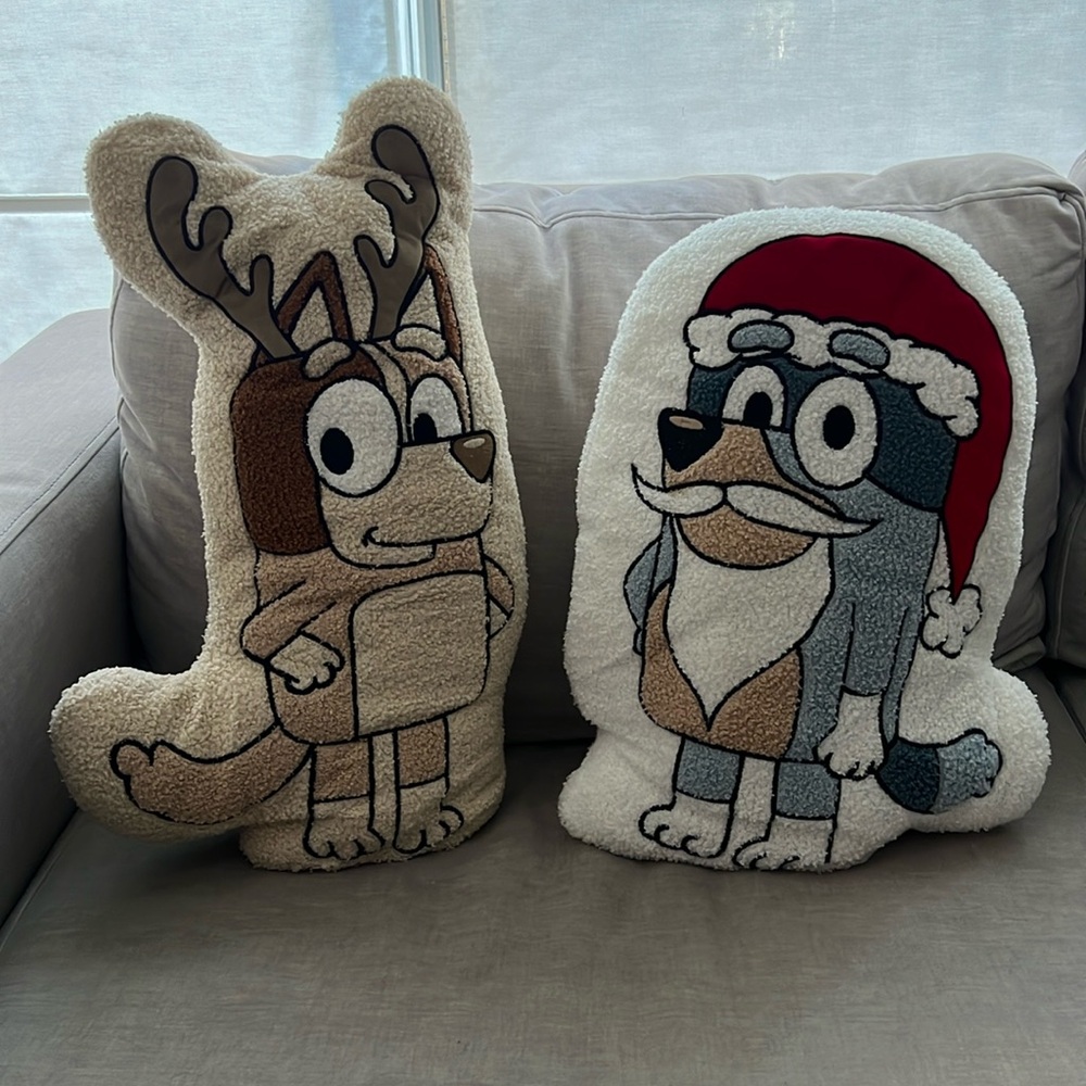 Bluey’s MOM and DAD pillows